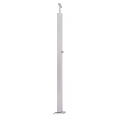Słupek 40x40  schodowy, 1 mocowanie profilu 12x12 (SZLIF)