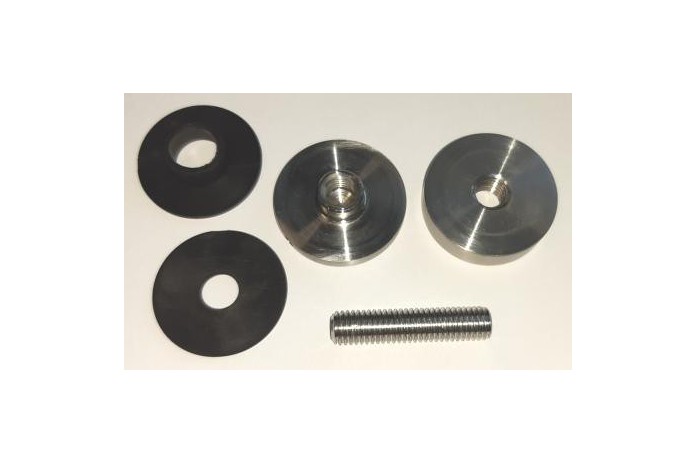 Uchwyt punktowy Ø 40 mm, dystans pełny 10mm do pow. płaskiej