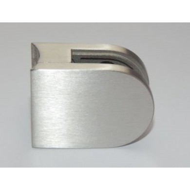 Uchwyt do szkła 29x36 mm do rury Ø 33,7 mm szlif (STAL 304)