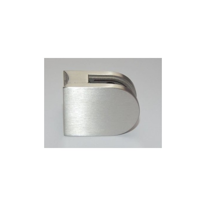 Uchwyt do szkła 29x36 mm do rury Ø 33,7 mm szlif (STAL 304)