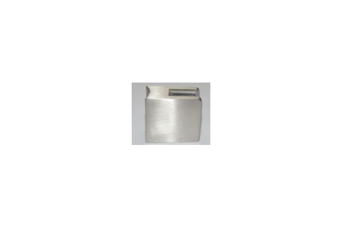 Uchwyt do szkła 30x30 mm do rury Ø 42,4 mm szlif (STAL 304)