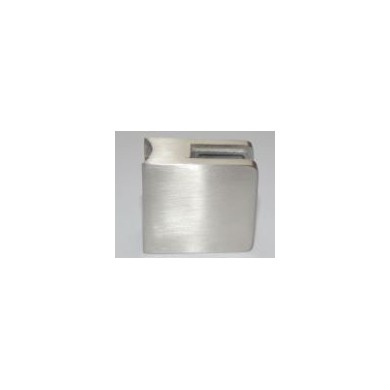 Uchwyt do szkła 30x30 mm do rury Ø 42,4 mm szlif (STAL 304)