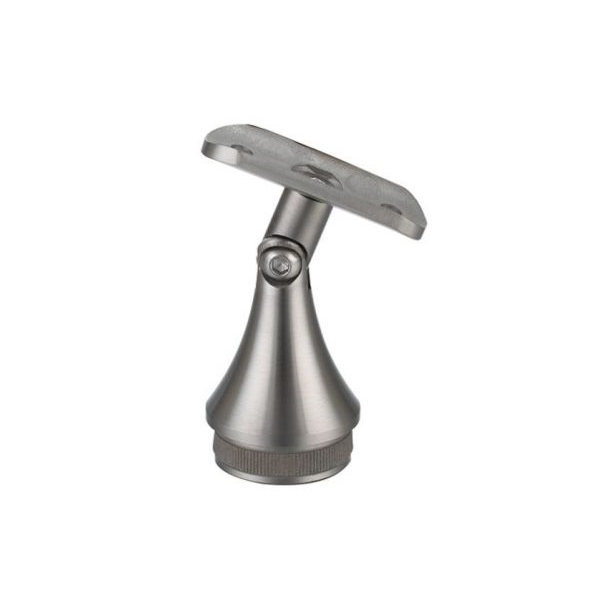 Podpora stożkowa Ø 42,4 mm wbijana w słupek Ø 42,4 mm regulowana szlif