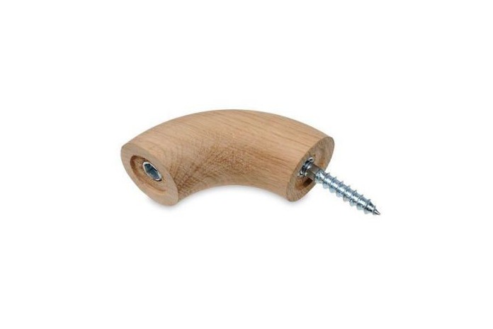 Kolano 90º dębowe Ø 42,4 mm
