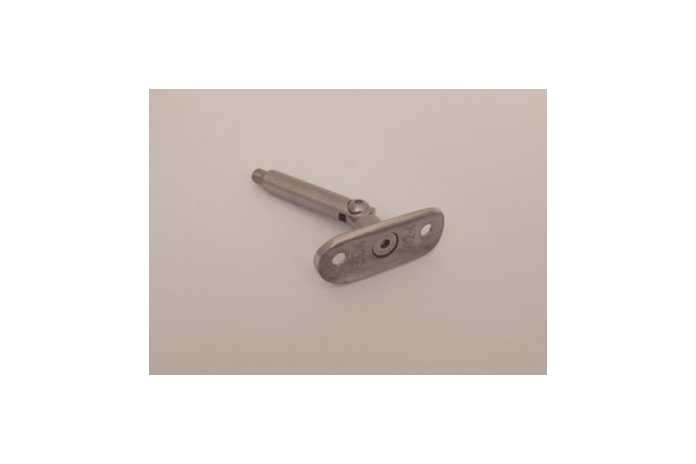 Podpora poręczy Ø 33,7 mm pręt Ø 12x75 mm regulowana poler