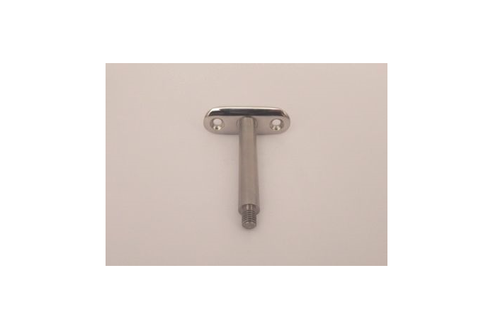 Podpora poręczy Ø 50,8 mm pręt Ø 12x75 mm stała szlif