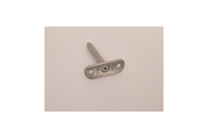 Podpora poręczy Ø 50,8 mm pręt Ø 12x75 mm stała szlif