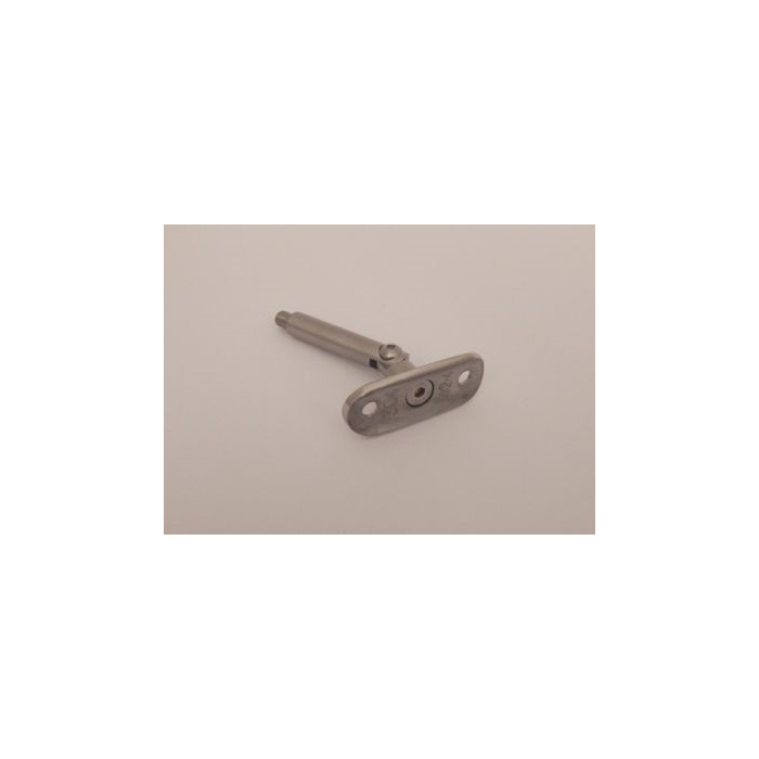 Podpora poręczy Ø 48,3 mm pręt Ø 14x75 mm regulowana szlif