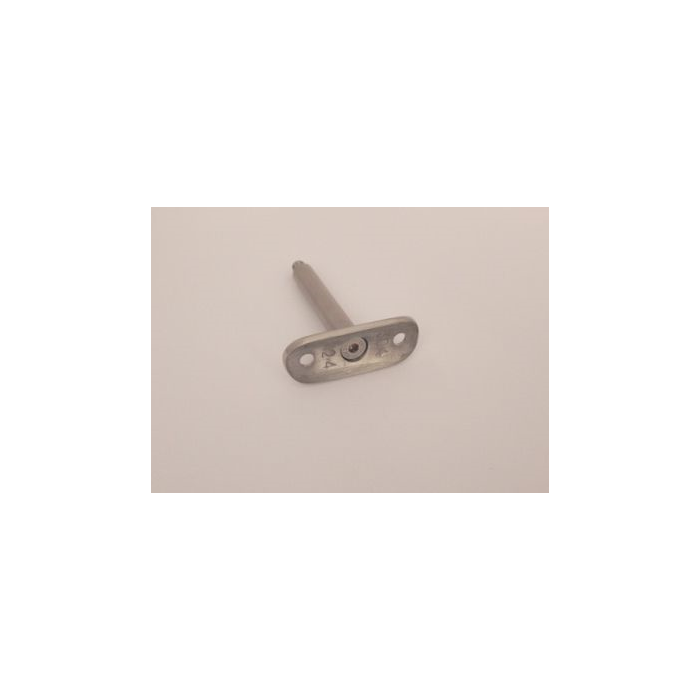 Podpora poręczy Ø 48,3 mm pręt Ø 12x75 mm stała szlif