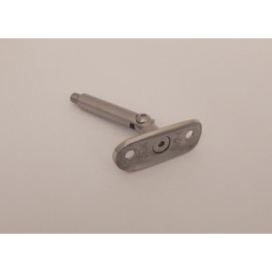 Podpora poręczy Ø 42,4 mm pręt Ø 14x75 mm regulowana szlif