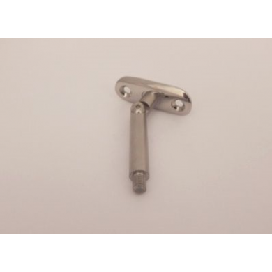 Podpora poręczy Ø 42,4 mm pręt Ø 12x75 mm regulowana szlif