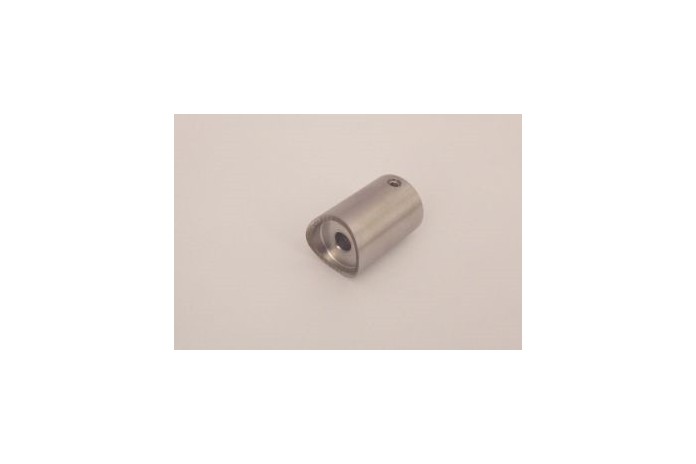 Uchwyt czołowy rurki/pręta Ø 12 mm dla słupka Ø 42,4 mm