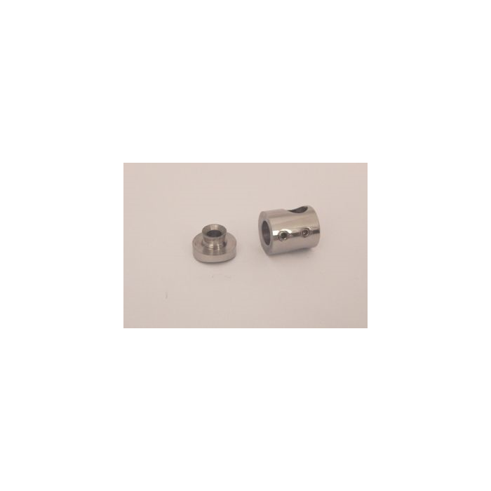 Uchwyt przelotowy rurki Ø 14 mm dla słupka Ø 50,8 mm poler