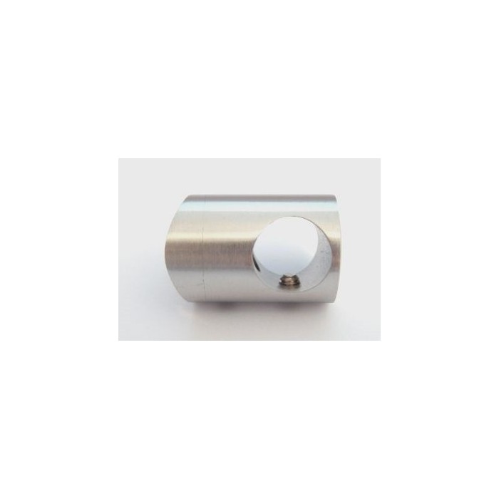 Uchwyt przelotowy rurki Ø 16 mm dla słupka Ø 48,3 mm poler