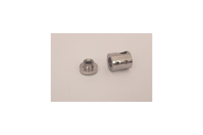 Uchwyt przelotowy rurki Ø 16 mm dla słupka Ø 42,4 mm poler