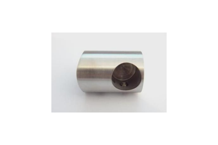 Uchwyt końcowy prawy rurki Ø 12 mm dla słupka Ø 50,8 mm