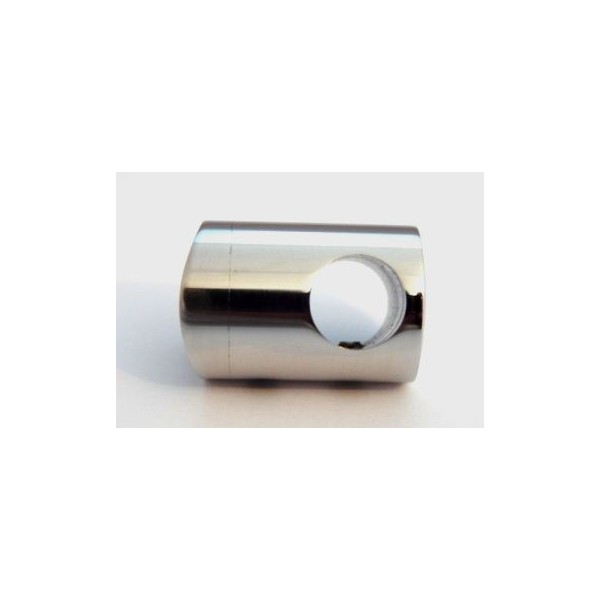 Uchwyt przelotowy rurki Ø 14 mm dla słupka Ø 50,8 mm szlif