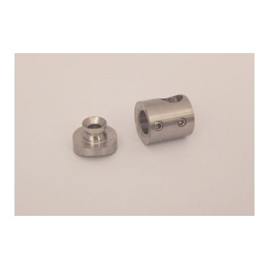 Uchwyt końcowy prawy rurki Ø 12 mm dla słupka Ø 48,3 mm