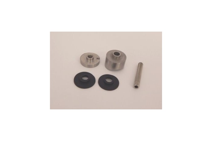 Uchwyt punktowy Ø 30/15 mm do rury Ø 42,4 mm szlif