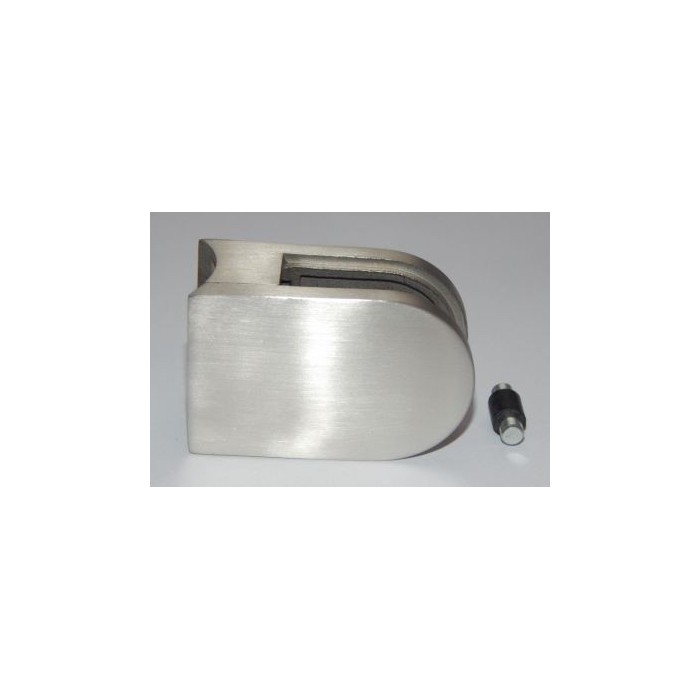 Uchwyt do szkła 45x63 mm do rury Ø 42,4 mm szlif (STAL 316)