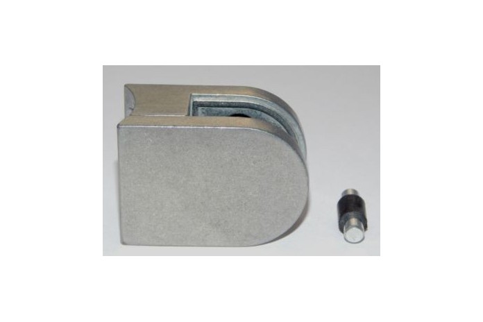Uchwyt do szkła 40x50 mm do rury Ø 48,3 mm surowy (ZAMAK)