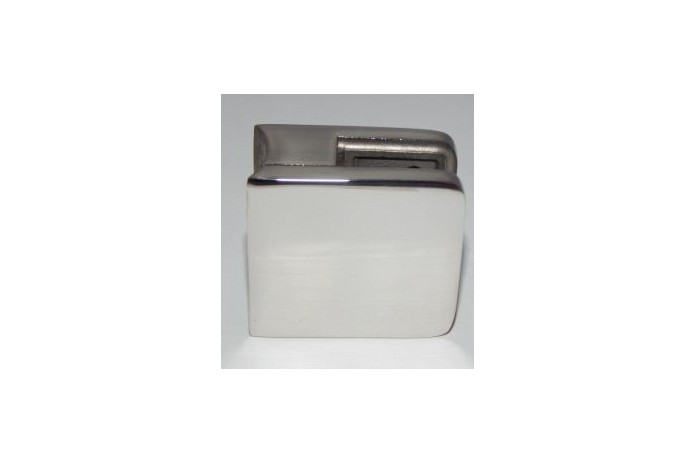 Uchwyt do szkła 45x45 mm do rury Ø 48,3 mm poler (STAL 304)