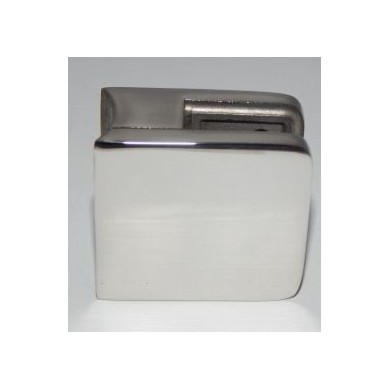 Uchwyt do szkła 45x45 mm do rury Ø 48,3 mm poler (STAL 304)