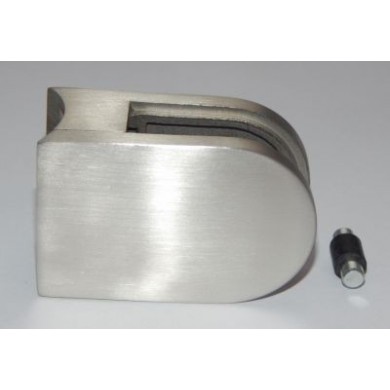 Uchwyt do szkła 45x63 mm do rury Ø 42,4 mm szlif (STAL 304)