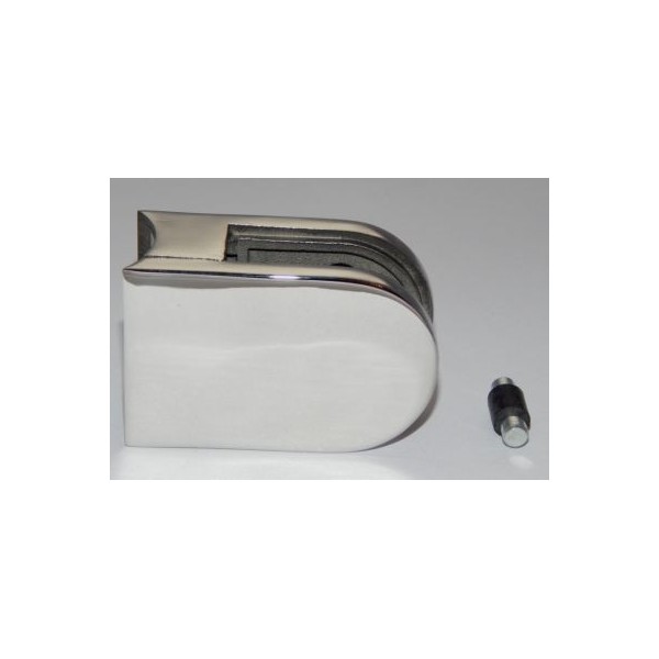 Uchwyt do szkła 45x63 mm do rury Ø42,4 mm (ZAMAK)