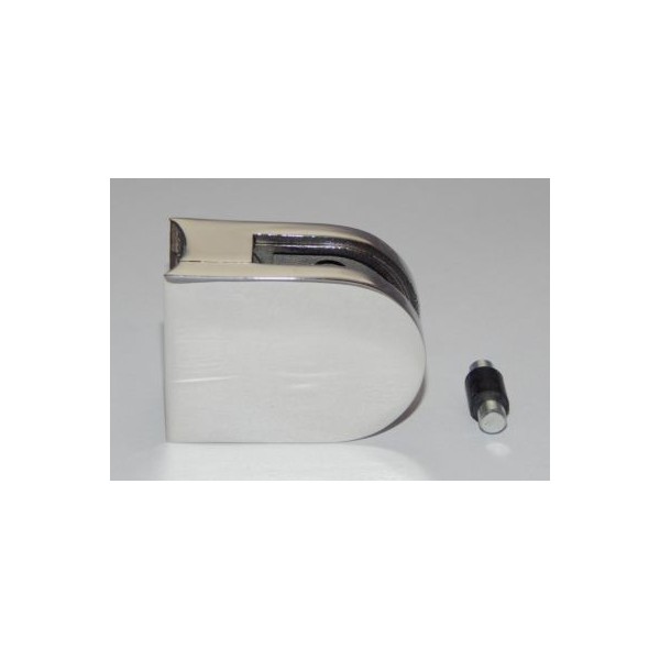 Uchwyt do szkła 40x50 mm do rury Ø 48,3 mm poler (STAL 304)