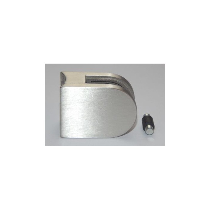 Uchwyt do szkła 40x50 mm do rury Ø 42,4 mm szlif (STAL 304)
