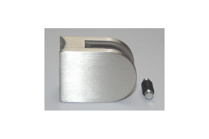 Uchwyt do szkła 40x50 mm do rury Ø 50,8 mm szlif (STAL 304)