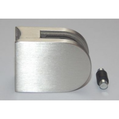 Uchwyt do szkła 40x50 mm do rury Ø 48,3 mm szlif (STAL 304)