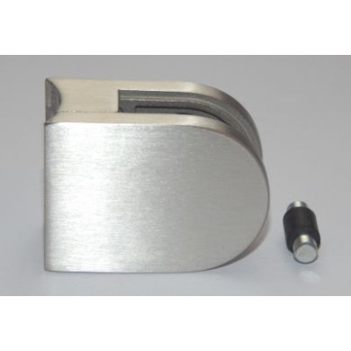 Uchwyt do szkła 40x50 mm do rury Ø 42,4 mm szlif (STAL 316)