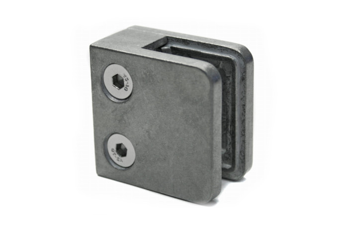 Uchwyt do szkła 45x45 mm do pow. płaskiej (ZAMAK)