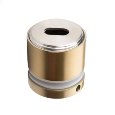 Uchwyt punktowy Ø 50/30 mm z regulacją (STAL 304) ZŁOTY SZLIF