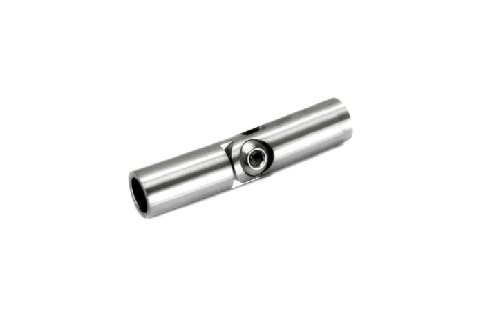 Kolano przegubowe, regulowane wklejane na rurę Ø 12 mm szlif stal 316
