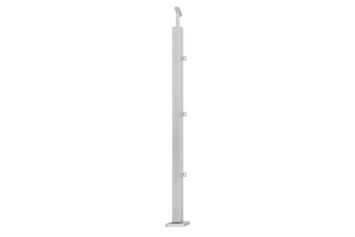 Słupek 40x40 PRZELOTOWY 3 wypełnienia (STAL 304) SZLIF