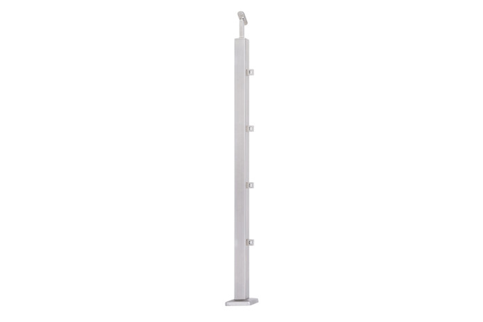 Słupek 40x40 PRZELOTOWY 4 wypełnienia (STAL 304) SZLIF