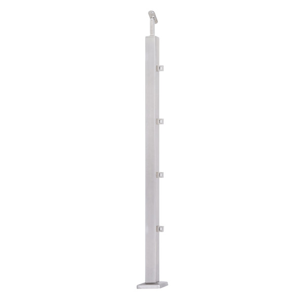Słupek 40x40 PRZELOTOWY 5 wypełnienia (STAL 304) SZLIF