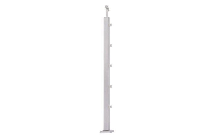 Słupek 40x40 PRZELOTOWY 5 wypełnienia (STAL 304) SZLIF