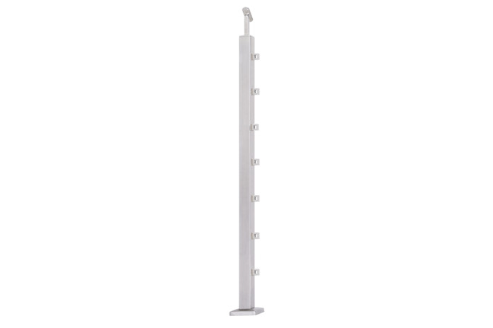 Słupek 40x40 PRZELOTOWY 7 wypełnienia (STAL 304) SZLIF