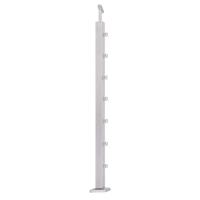 Słupek 40x40 PRZELOTOWY 7 wypełnienia (STAL 304) SZLIF
