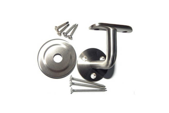Zestaw - wspornik poręczy Ø42,4mm szlif (STAL 304)