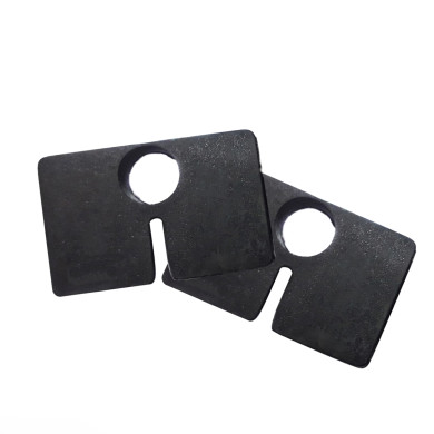 Uszczelki gumowe do uchwytu 45x45mm MODEL Z BLASZKĄ szyba 10mm