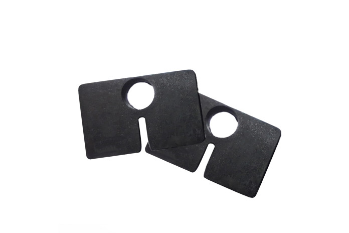 Uszczelki gumowe do uchwytu 45x45mm MODEL Z BLASZKĄ szyba 10,76mm