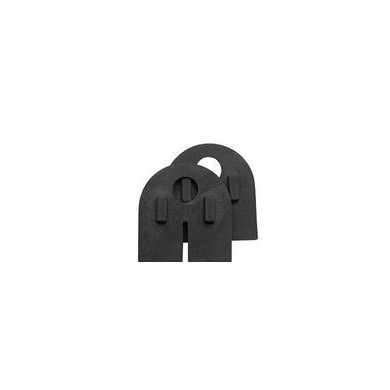 Uszczelki gumowe do uchwytu 45x63 mm szyba 10,76 mm