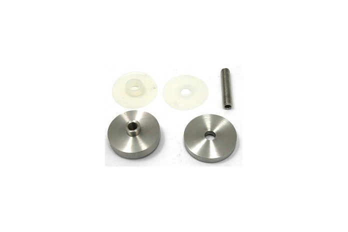 Uchwyt punktowy Ø 40 mm, dystans pełny 10mm do pow. płaskiej