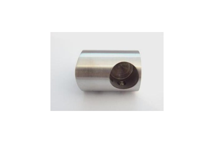 Uchwyt końcowy prawy rurki Ø 12 mm dla słupka Ø 42,4 mm 316