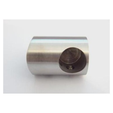 Uchwyt końcowy prawy rurki Ø 12 mm dla słupka Ø 42,4 mm 316
